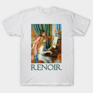 Two Young Girls at the Piano by Pierre-Auguste Renoir T-Shirt